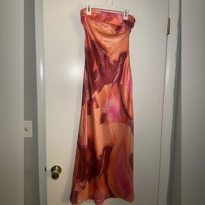 Strapless midi dress hello Molly new with tags